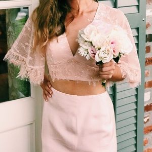 Pink Sherri Hill Two Piece